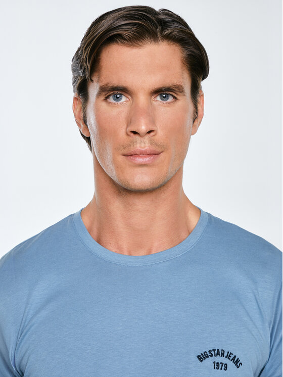 BIG STAR BIG STAR T-Shirt VINCER Niebieski Basic Fit