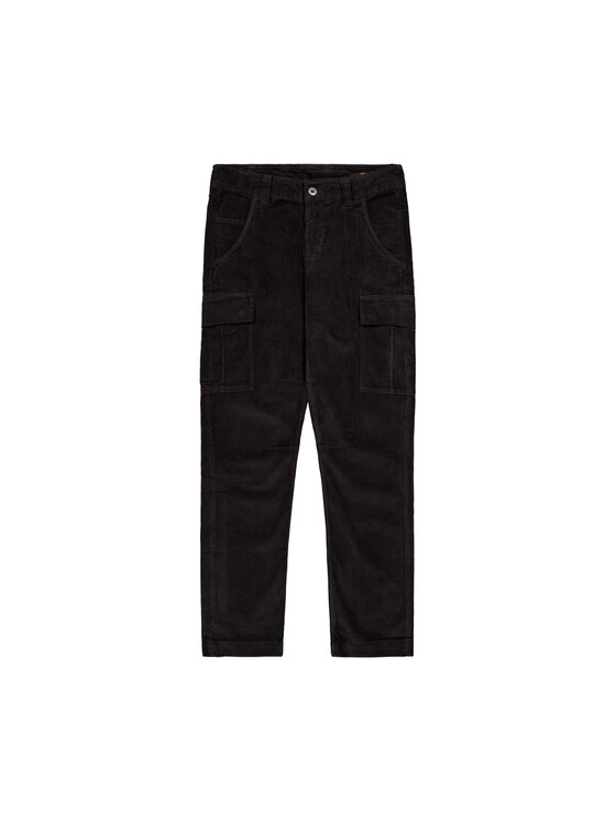 Alpha Industries Alpha Industries Spodnie cargo Agent Cord Pant Szary Straight Leg