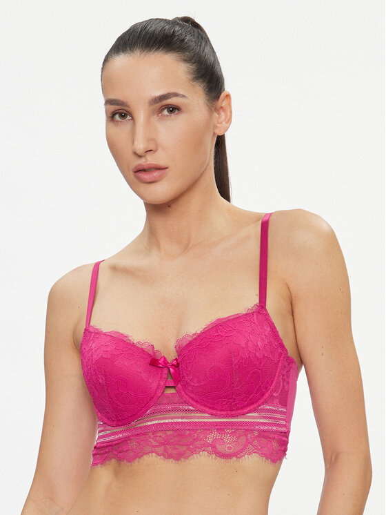 Hunkemöller Push-Up Nedrček Saffron 202668 Roza