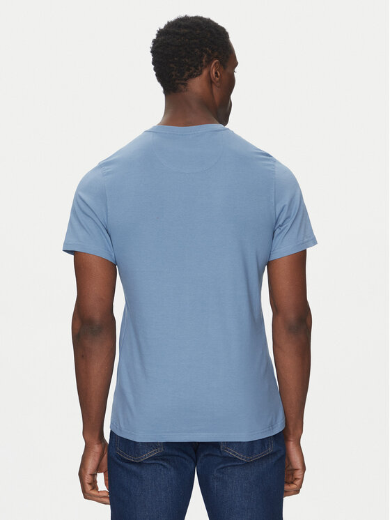 Barbour Barbour T-krekls Preppy MTS0502BU27 Zils Tailored Fit