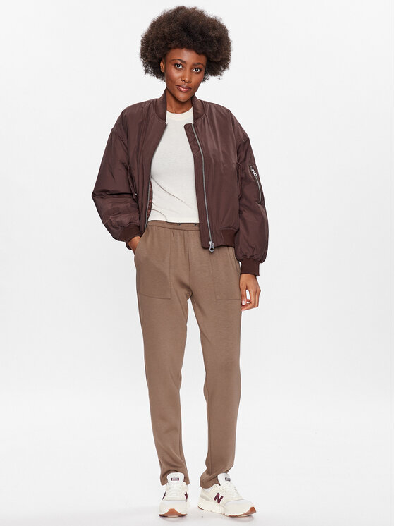 Outhorn Outhorn Μπόμπερ μπουφάν TJACF028 Καφέ Regular Fit