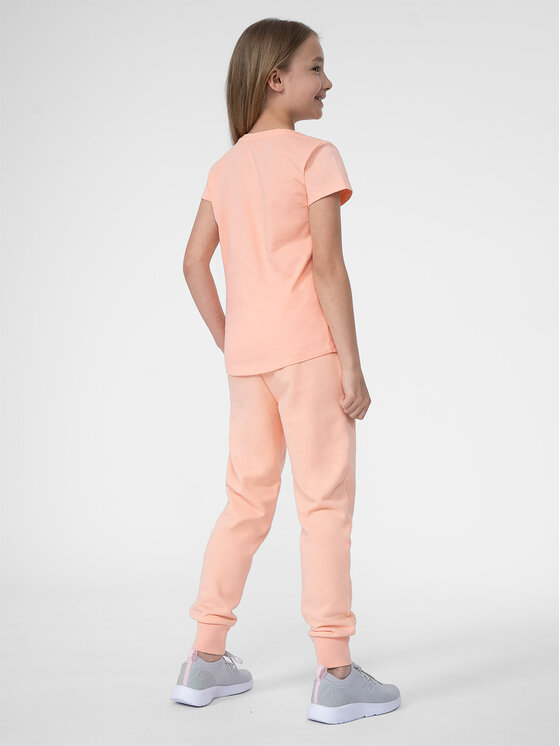 4F 4F Тишърт 4FJSS23TTSHF279 Розов Regular Fit