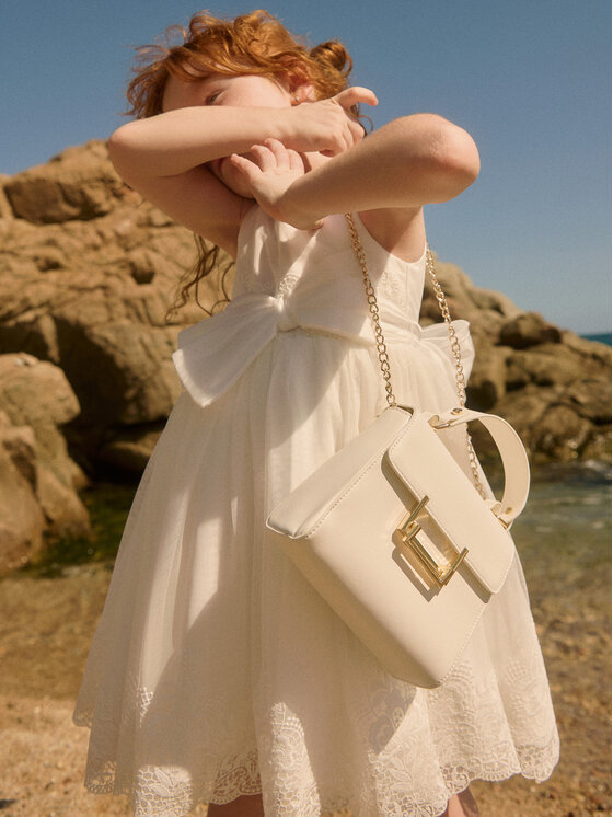 Abel & Lula Abel & Lula Vestito elegante 5051 Bianco Regular Fit