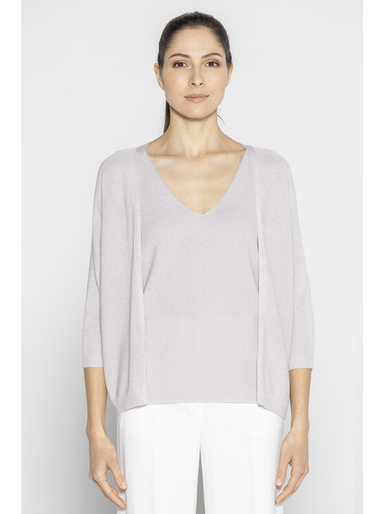Deni Cler Milano Deni Cler Milano Kardigan T-DC-K002-E2-20-31-1 Różowy Regular Fit