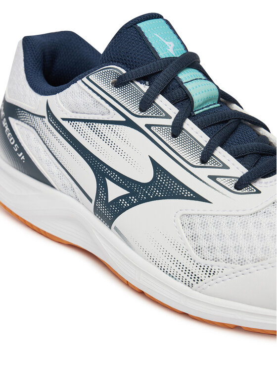 Mizuno Mizuno Tenisice za dvoranski nogomet Cyclone Speed 5 JR V1GD251157 Bijela