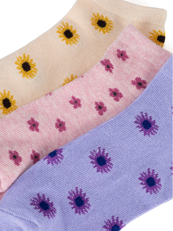 JENNY JENNY Krátke ponožky 7KB-001-SS25 (3-PACK) Béžová