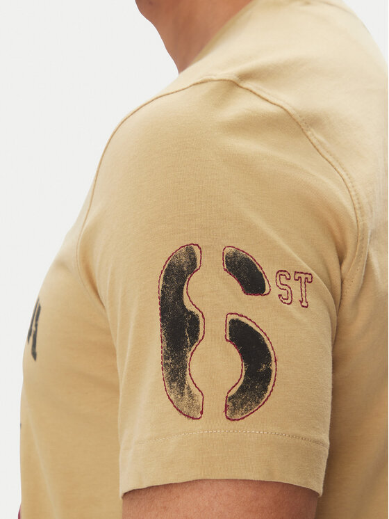Aeronautica Militare Aeronautica Militare Тишърт 251TS2406J641 Бежов Regular Fit