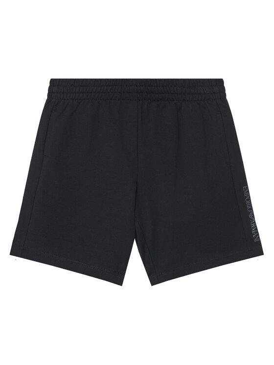 EA7 Emporio Armani Szorty sportowe 7B000040 AF10380 UC001 Czarny Regular Fit