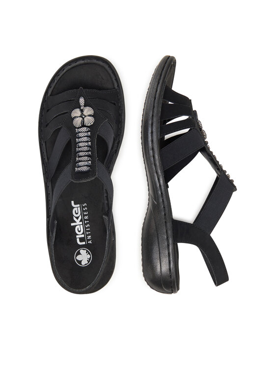 Rieker Rieker Sandalen 60806-00 Schwarz