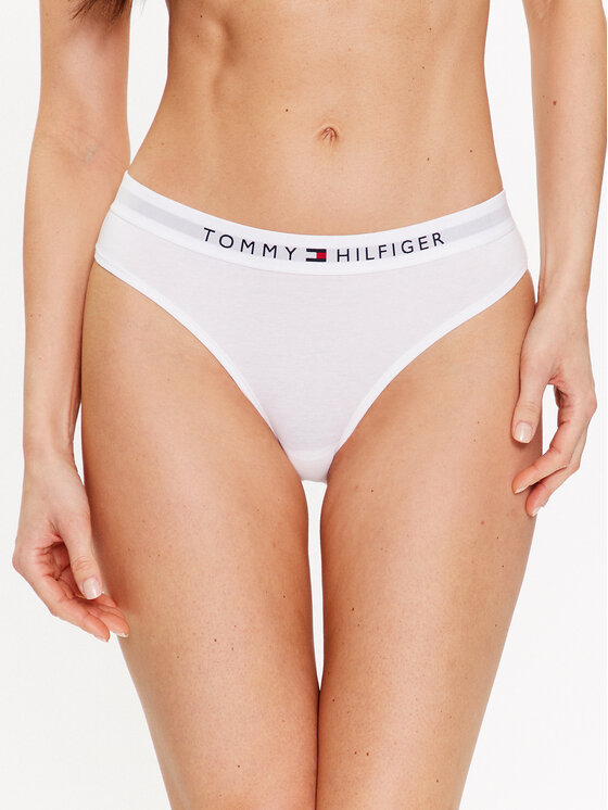 Tommy Hilfiger Klasične Spodnje Hlačke UW0UW04145 Bela