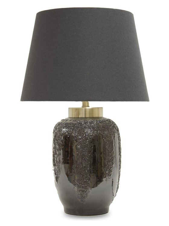MIAhome MIAhome Lampka nocna ceramiczna GATWIA Brązowy