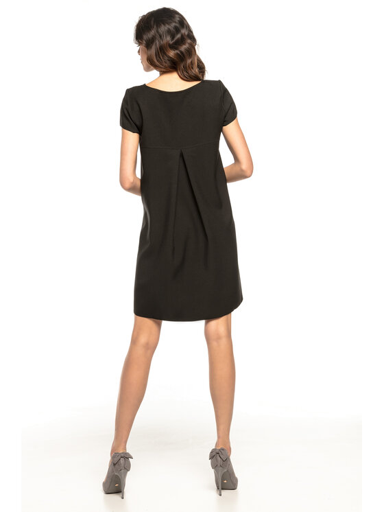 Tessita Tessita Sukienka koktajlowa T261 Czarny Straight Fit