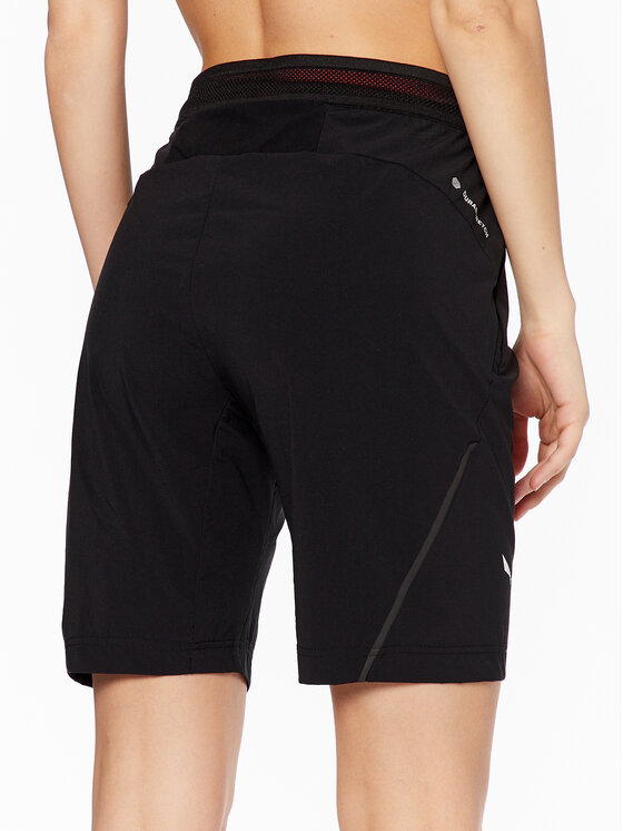 Salewa Salewa Αθλητικό σορτς Pedroc 28602 Μαύρο Regular Fit