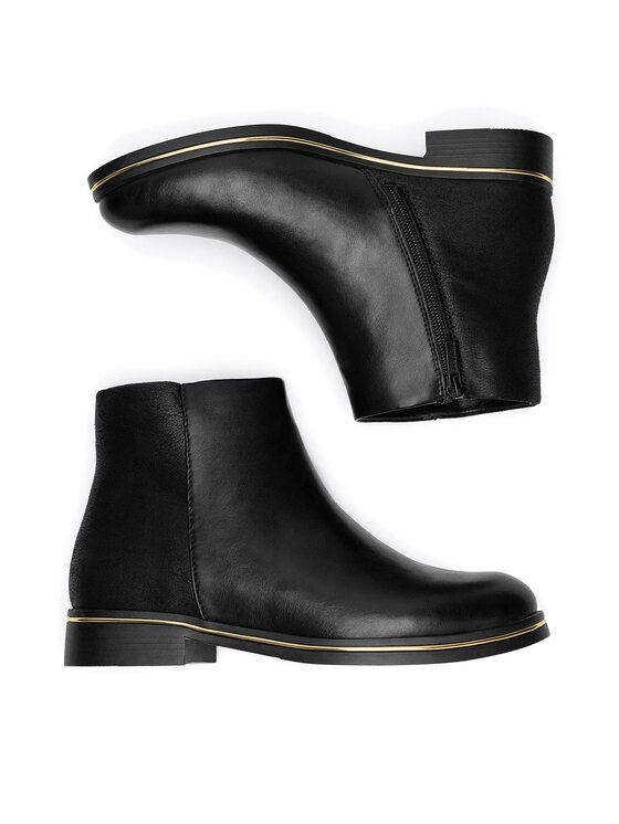 Clara Barson Clara Barson Botki WS6517-01 Czarny