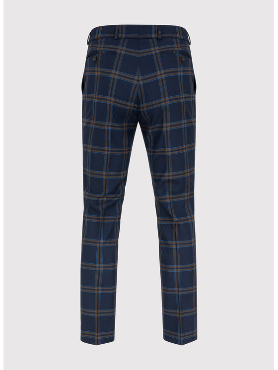 Pako Lorente Pako Lorente Spodnie garniturowe P23SP-6G-033 Granatowy Slim Fit