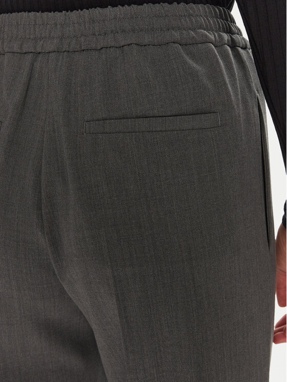 Weekend Max Mara Weekend Max Mara Spodnie materiałowe Petra 2425136022 Szary Loose Fit