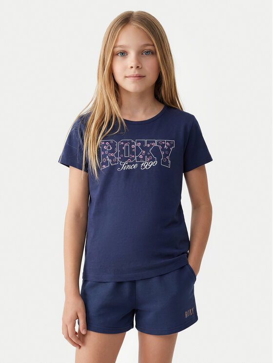 Roxy Tricou Lily ERGZT04139 Albastru celest Regular Fit