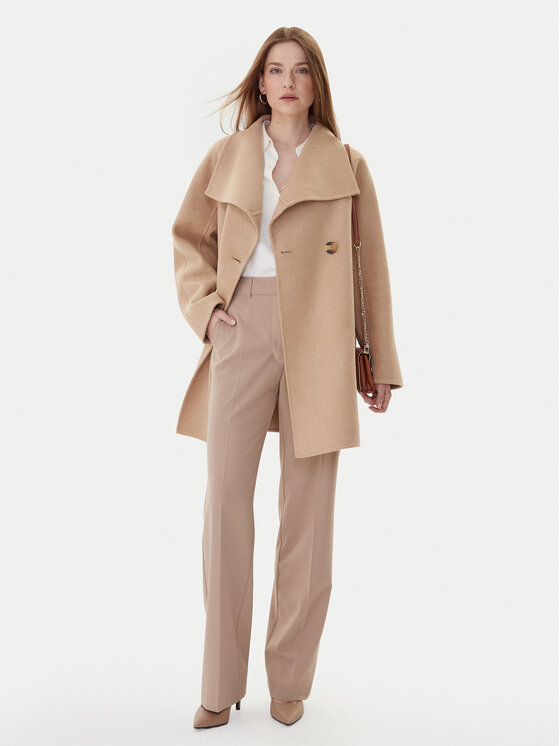 Armani Exchange Armani Exchange Cappotto di lana XW000715 AF16216 U1051 Beige Relaxed Fit