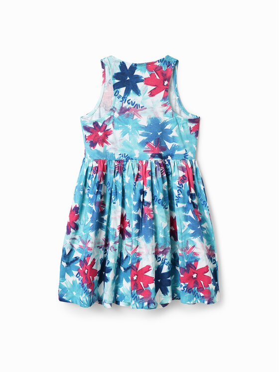 Desigual Desigual Vsakodnevna obleka 23SGVK02 Modra Regular Fit