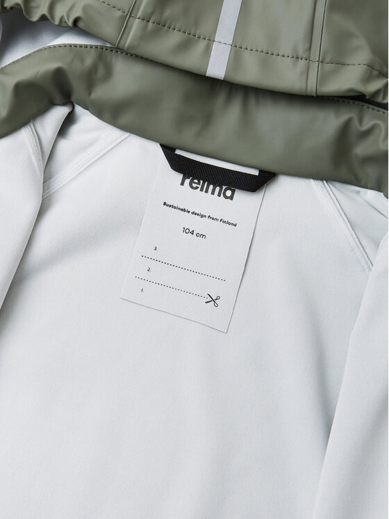 Reima Reima Μπουφάν αδιάβροχο Lampi 5100023A Πράσινο Regular Fit