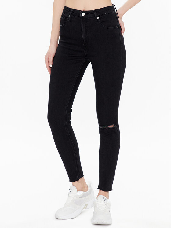 Calvin Klein Jeans Calvin Klein Jeans Jeans hlače J20J220616 Črna Skinny Fit