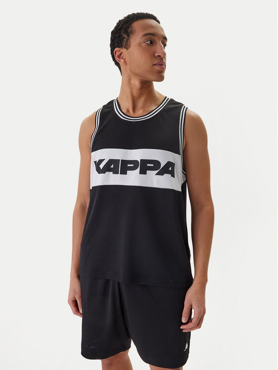 Kappa Kappa Tank top Authentic Sainos 382E2PW Černá Regular Fit
