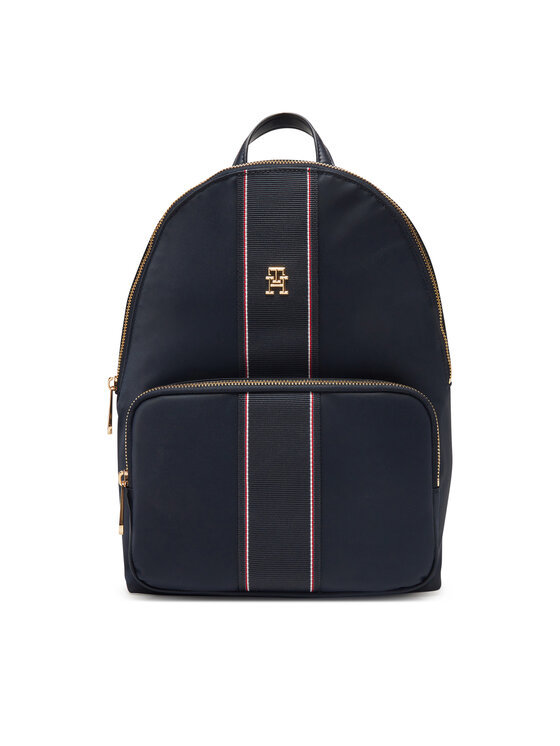 Tommy Hilfiger Tommy Hilfiger Ruksak Poppy Backpack Corp AW0AW17162 Tmavomodrá