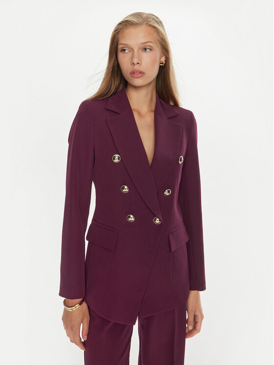 Maryley Maryley Піджак 24IB139/43GI Бордовий Regular Fit