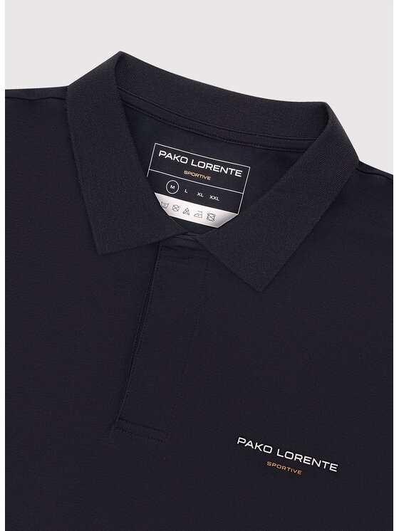 Pako Lorente Pako Lorente Polo P26SF-TX-006 Granatowy Classic Fit