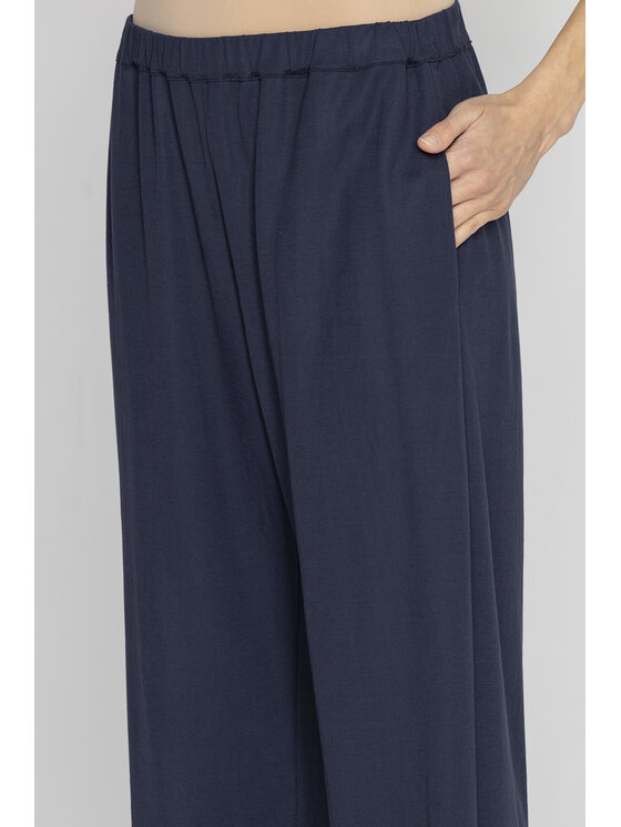 Deni Cler Milano Deni Cler Milano Spodnie dresowe T-DC-5246-E2-20-58-1 Granatowy Oversize