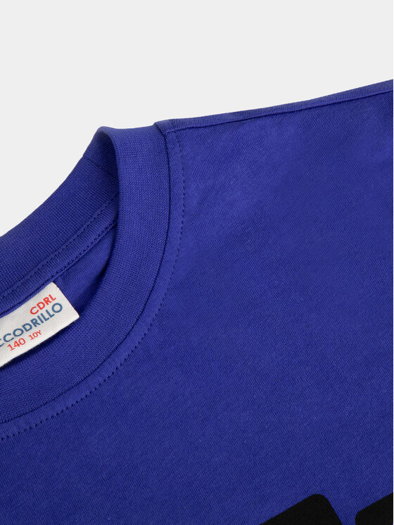 Coccodrillo Coccodrillo Tričko WC4143219VBA Modrá Regular Fit