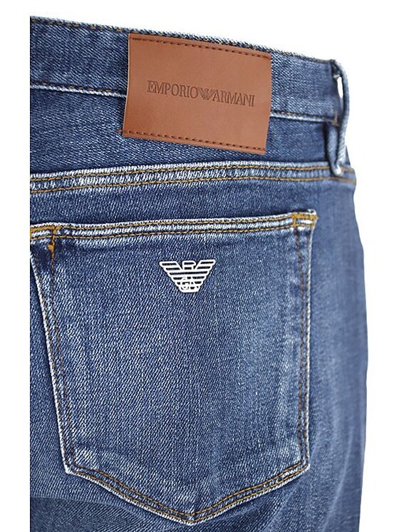 Emporio Armani Emporio Armani Jeansy 3R1J75 1D0DZ Modrá Slim Fit