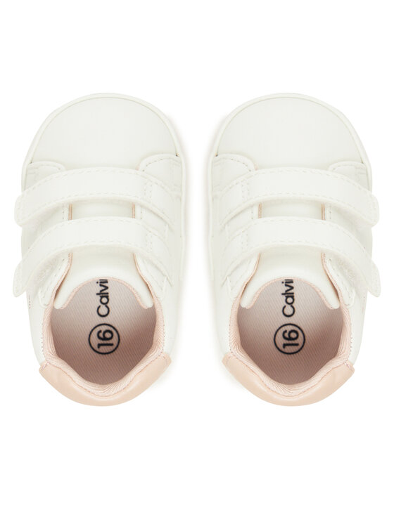 Calvin Klein Calvin Klein Superge Low Cut Velcro V0A9-83080-1582A Bela
