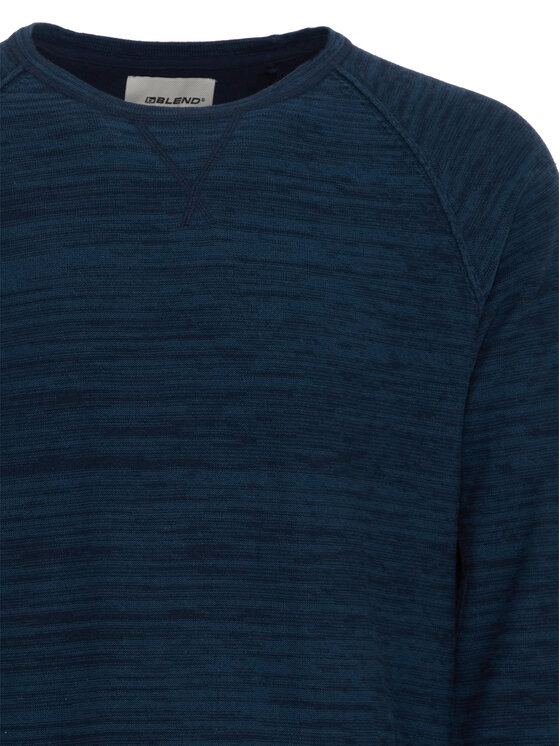 Blend Blend Džemper 20715849 Tamnoplava Regular Fit