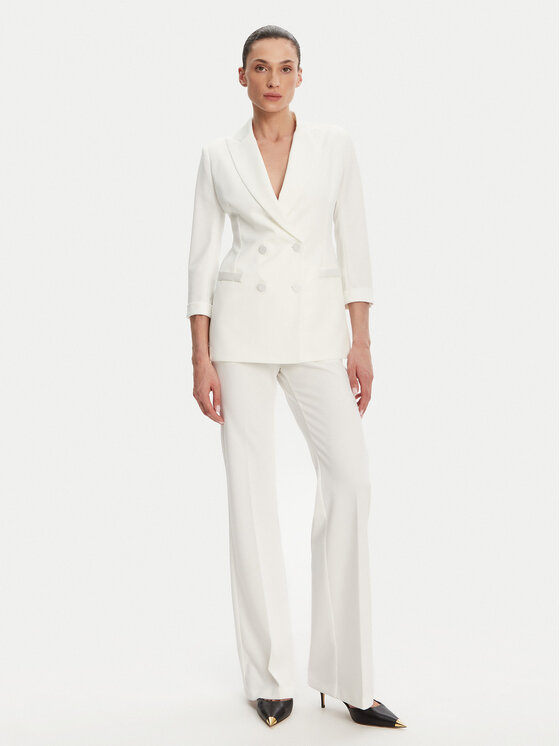 Imperial Imperial Palazzo kelnės P3E9JAW Écru Wide Leg
