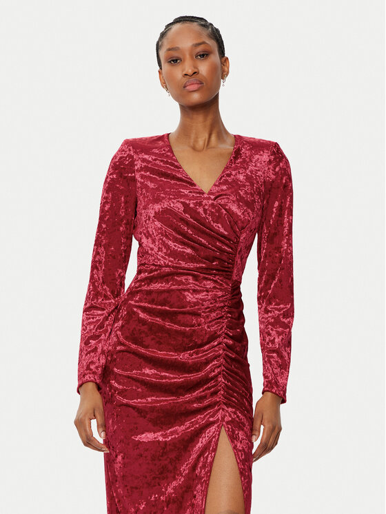 Rinascimento Rinascimento Kokteilinė suknelė CFC0121946003 Raudona Regular Fit
