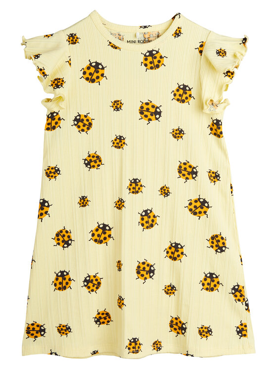 MINI RODINI MINI RODINI Hétköznapi ruha 2525010223 Sárga Regular Fit