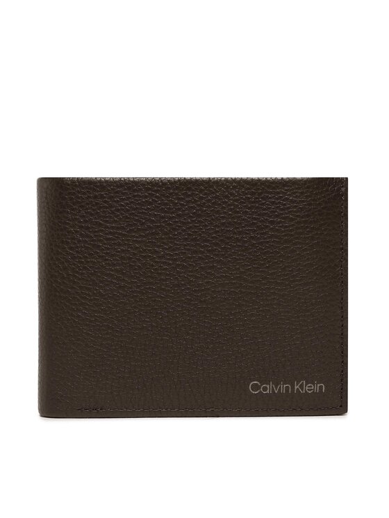 Portofel Mare pentru Bărbați Calvin Klein Warmth Trifold 10Cc W/Coin L K50K507969 Maro