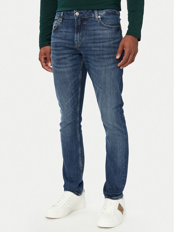 Guess Guess Τζιν Miami M6YAN1 D1474 Μπλε Skinny Fit