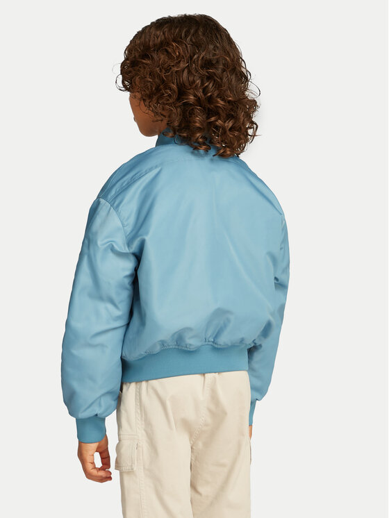 Calvin Klein Jeans Calvin Klein Jeans Μπόμπερ μπουφάν IB0IB02254 Μπλε Regular Fit