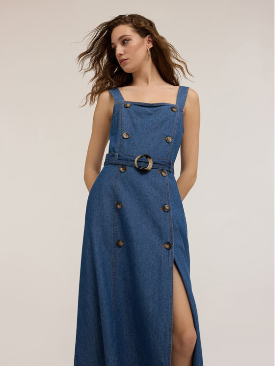 Motivi Motivi Vestito da giorno 7075Q003140N034 Blu Regular Fit