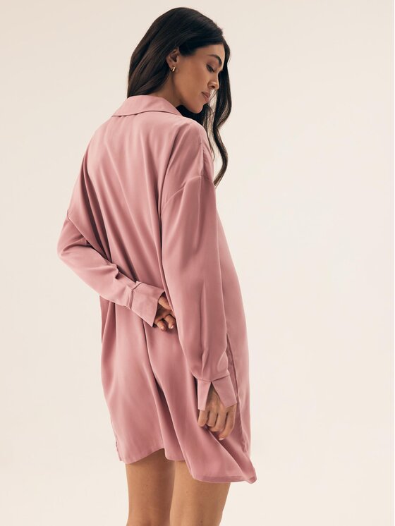 Esotiq Esotiq Koszula nocna 42651 Różowy Regular Fit