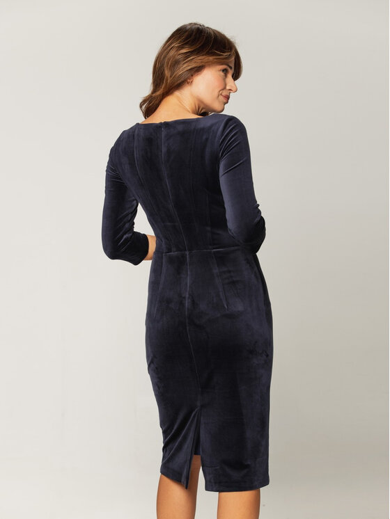 Willsoor Willsoor Sukienka codzienna 67475 Granatowy Close Fit
