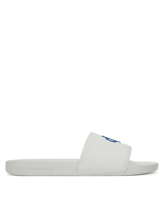Şlapi Calvin Klein Jeans Slide Jelly Mono Pu YM0YM01281 Gri