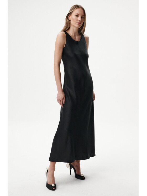 MARI PRETI MARI PRETI Abito da cocktail Noir Nero Regular Fit