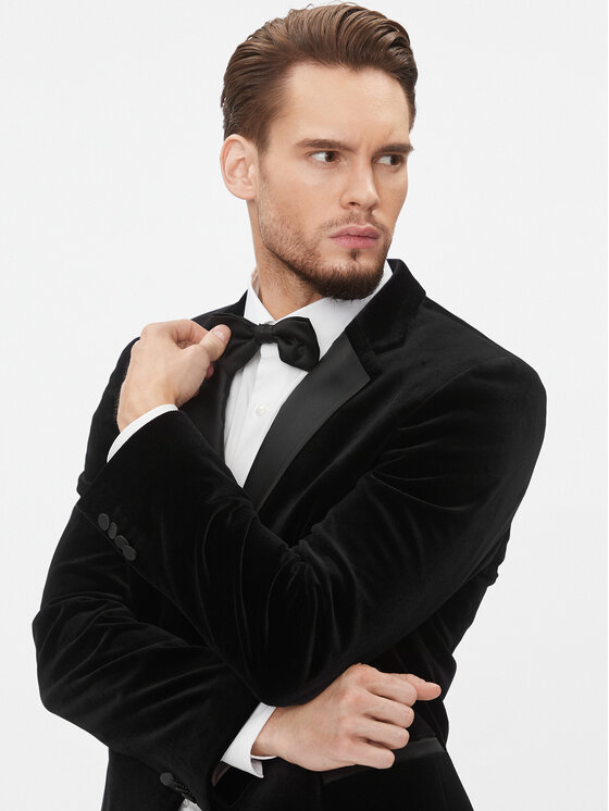 HUGO Hugo Sakoi Henry234E1 50502346 Crna Slim Fit