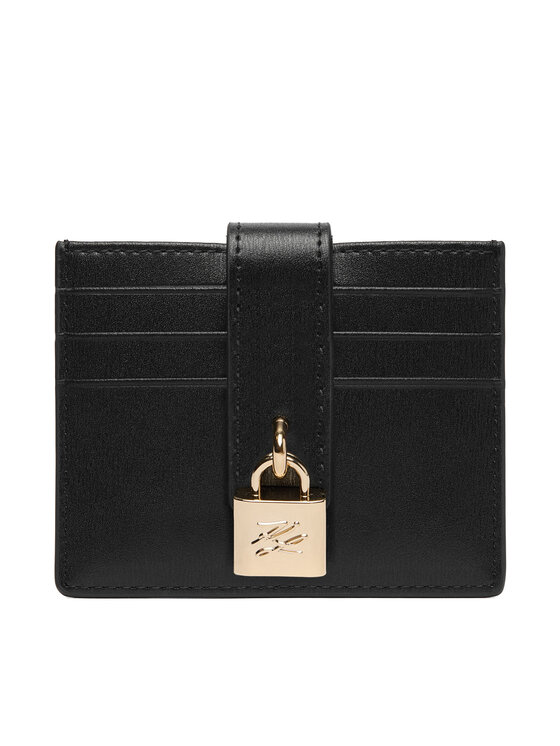 KARL LAGERFELD KARL LAGERFELD Kredītkaršu turētājs B1W32025 Melns
