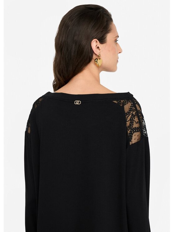 Liu Jo Liu Jo T-shirt TF5186JS360A3370 Nero Regular Fit