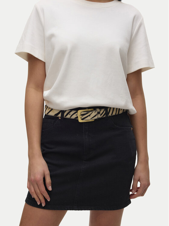 Vero Moda Vero Moda Džínsová sukňa Tessa 10301536 Čierna Regular Fit
