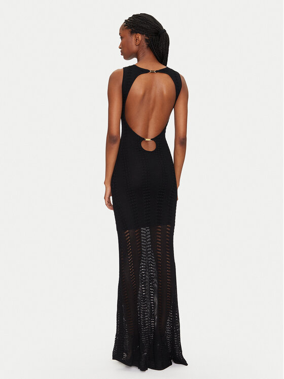 Marciano Guess Marciano Guess Úpletové šaty 5GGK44 5869Z Čierna Regular Fit